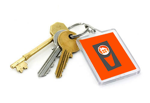 Image of keys on a keychain